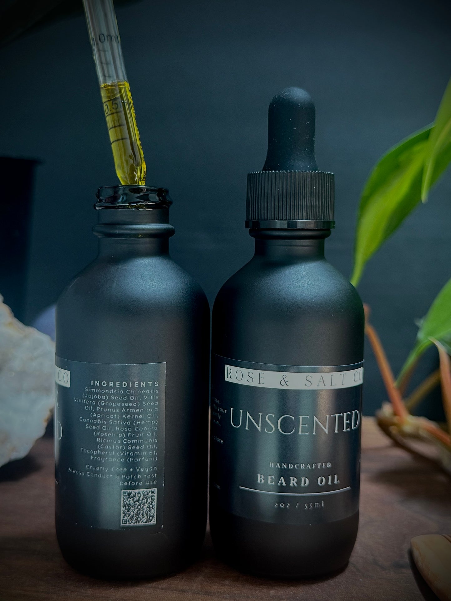 Unscented Beard Oil – Fragrance-Free Beard Oil for Sensitive Skin | Lightweight Moisturizing Beard Conditioner – Non-Greasy Finish