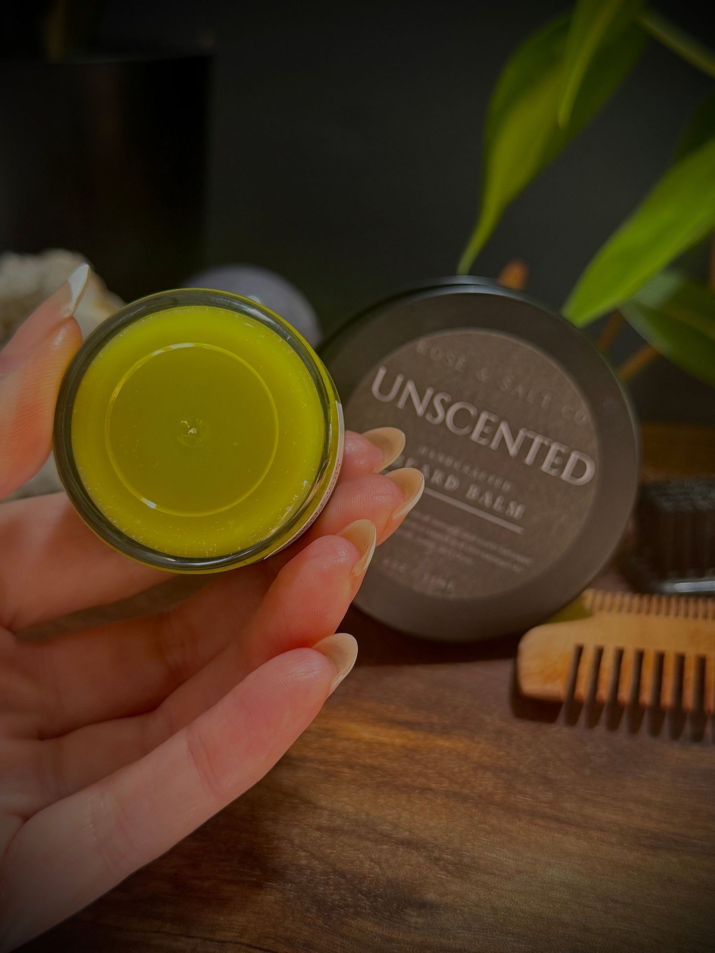 Unscented Beard Balm – Fragrance-Free Beard Conditioner & Balm | Sensitive Skin Friendly, Lightweight Natural Beard Styling Balm