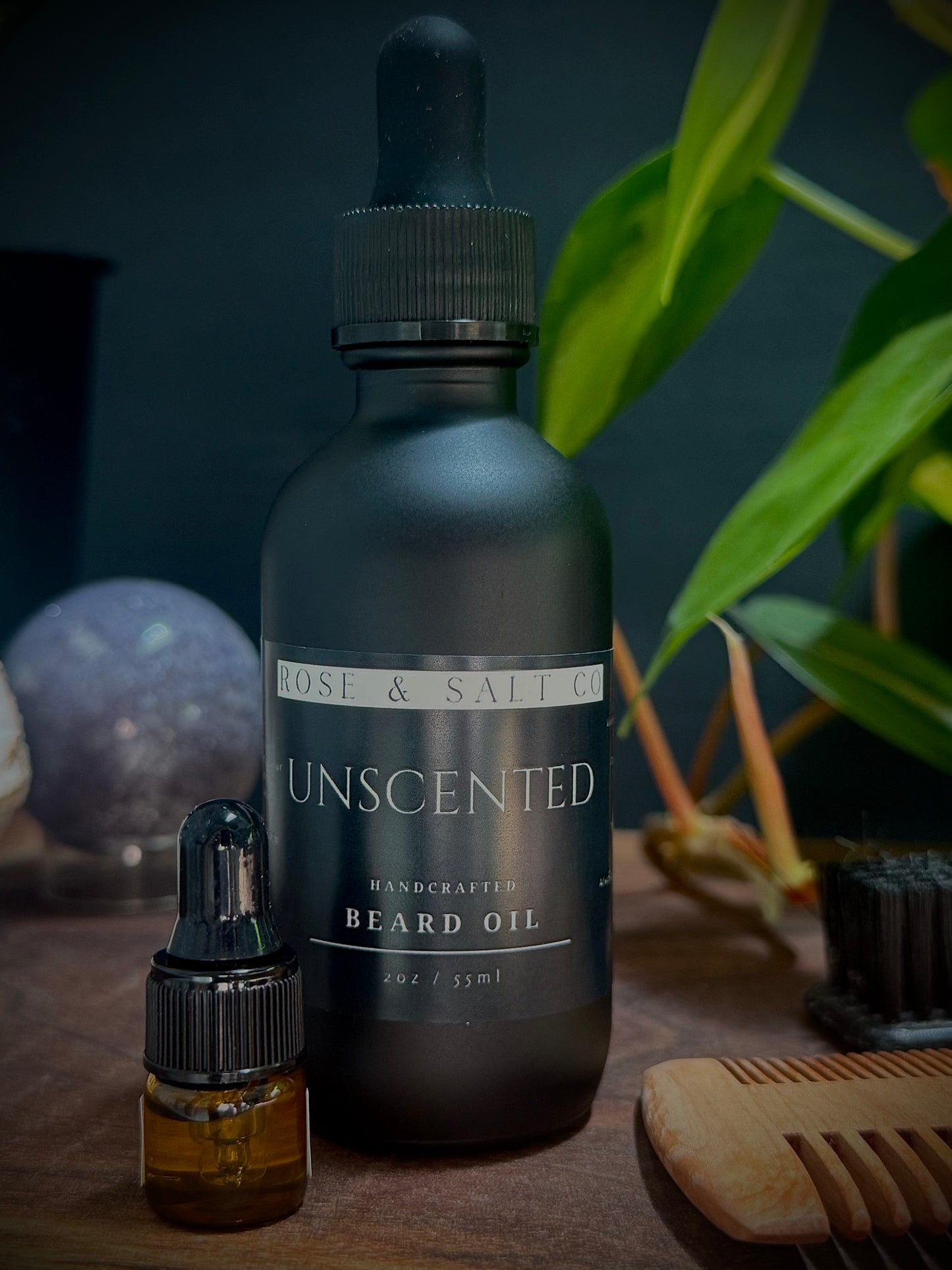 Unscented Beard Oil – Fragrance-Free Beard Oil for Sensitive Skin | Lightweight Moisturizing Beard Conditioner – Non-Greasy Finish
