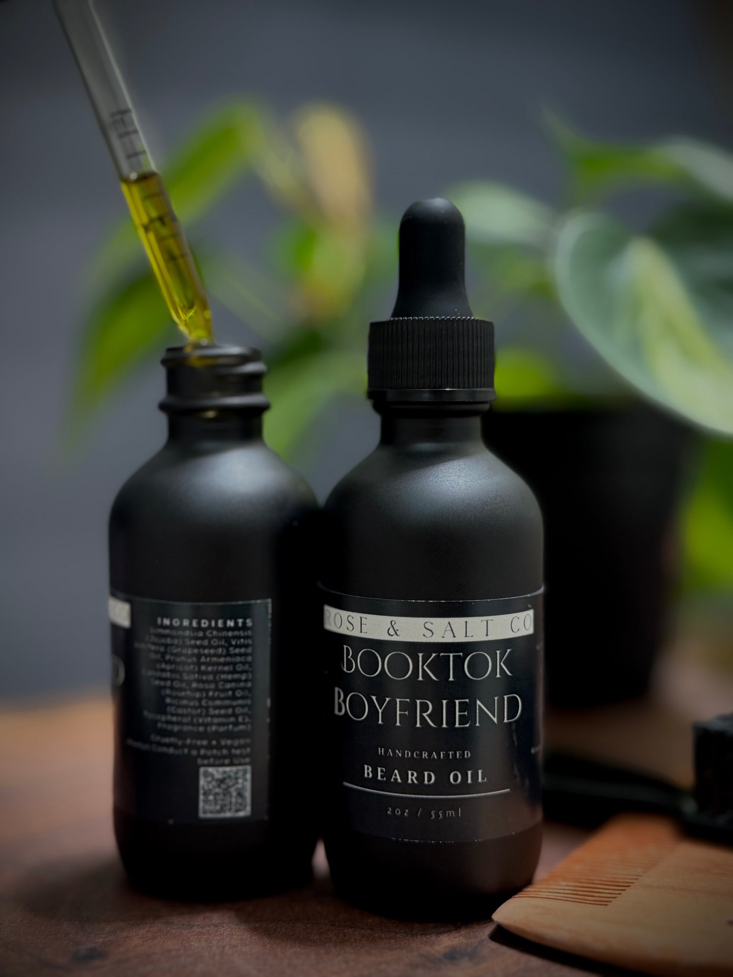 BookTok Boyfriend Beard Oil – Clean, Fresh Scented Beard Oil | Lightweight Daily Grooming Oil for Soft, Touchable Beards
