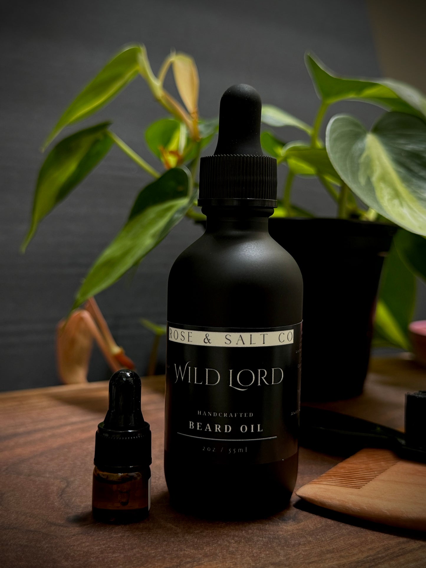 Wild Lord Beard Oil – Earthy Forest Scented Beard Oil | Herbal Woodsy Beard Conditioner for Men – Moisturizing & Taming