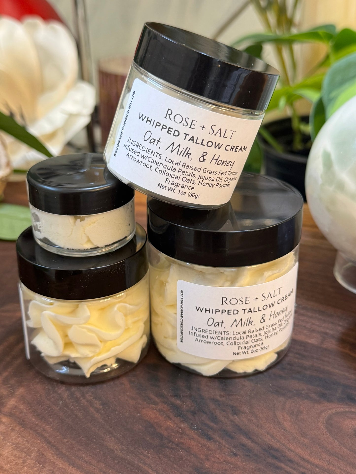 Hathor's Embrace (Oat, Milk, & Honey) Whipped Tallow Cream