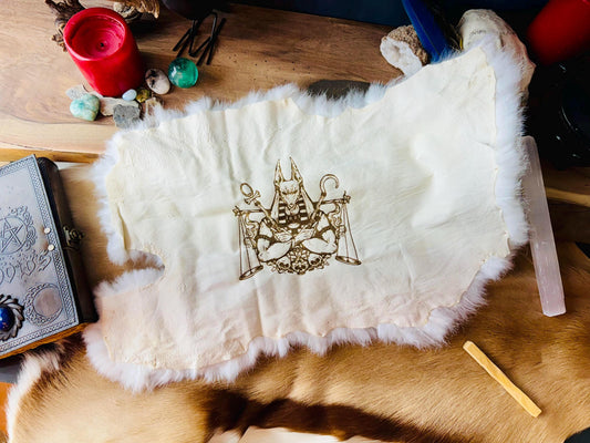 Anubis Design Fur Altar Cloth